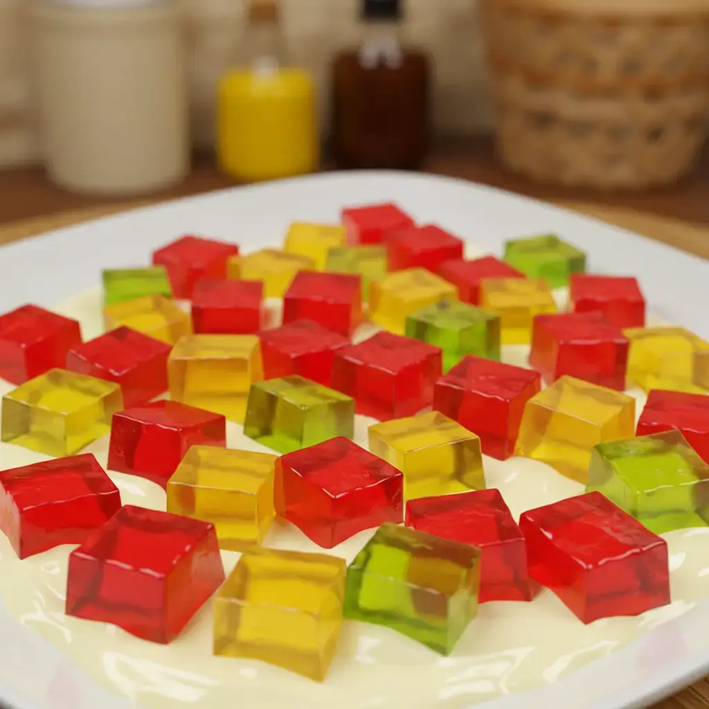 Gelatina colorida