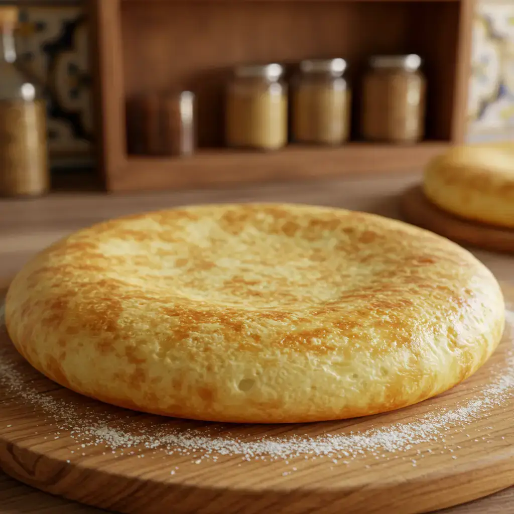 Massa de pizza fina a lenha