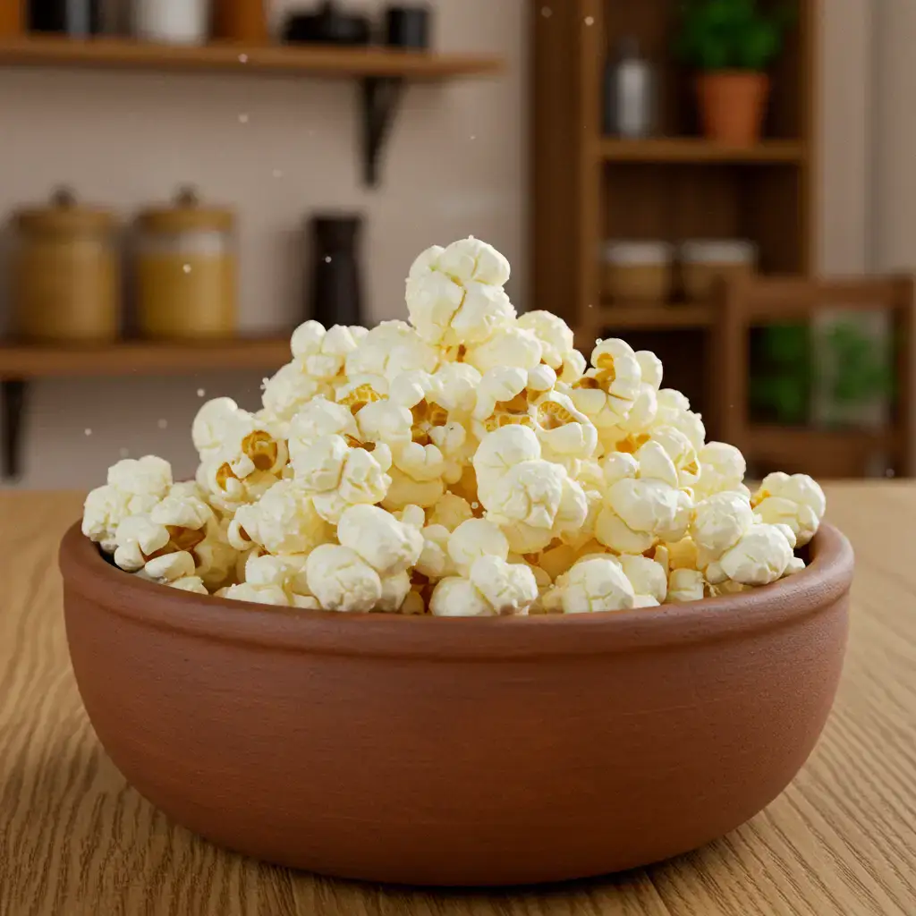 Pipoca sem óleo no micro-ondas