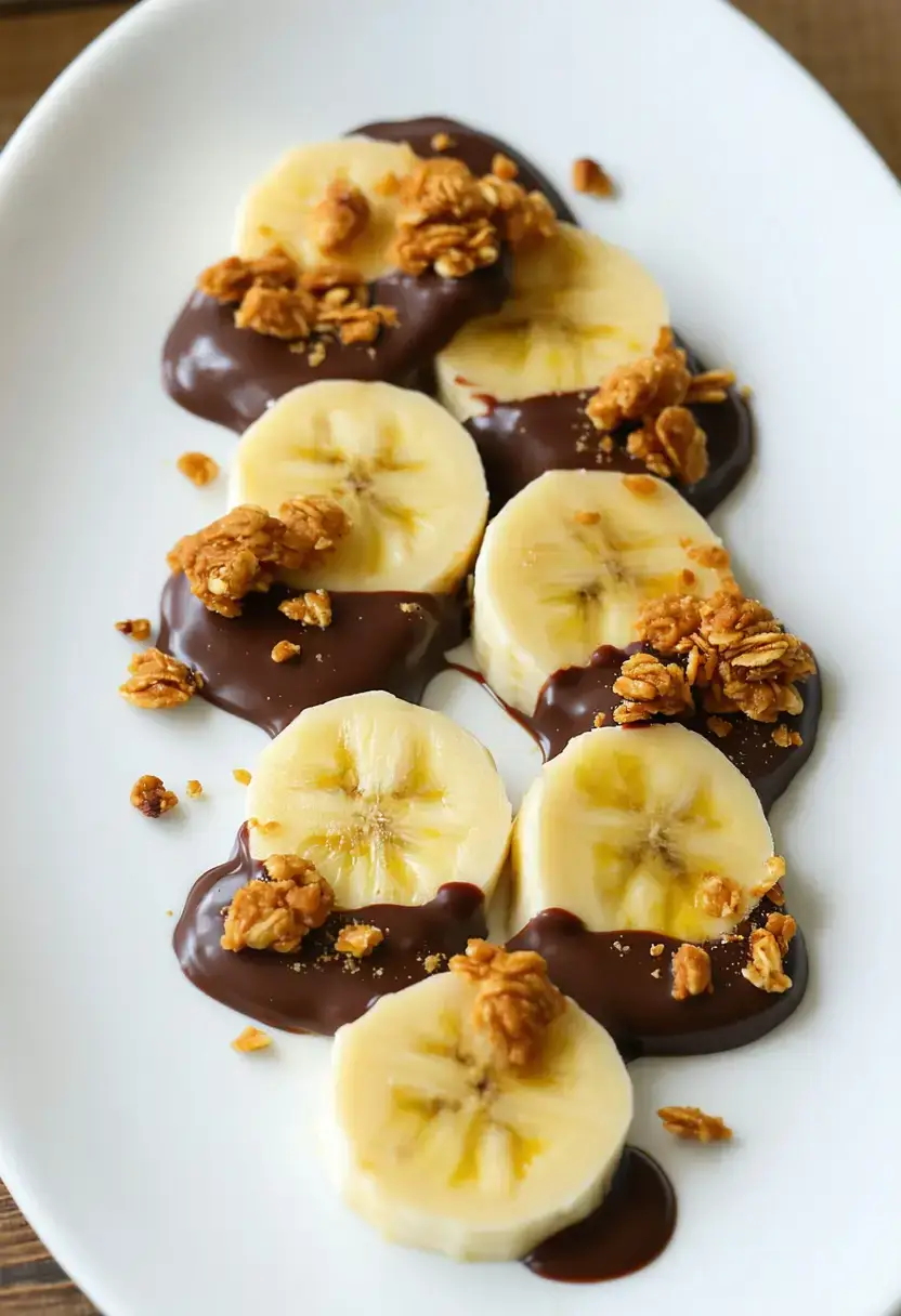 Snacks de Banana com Chocolate Nescau