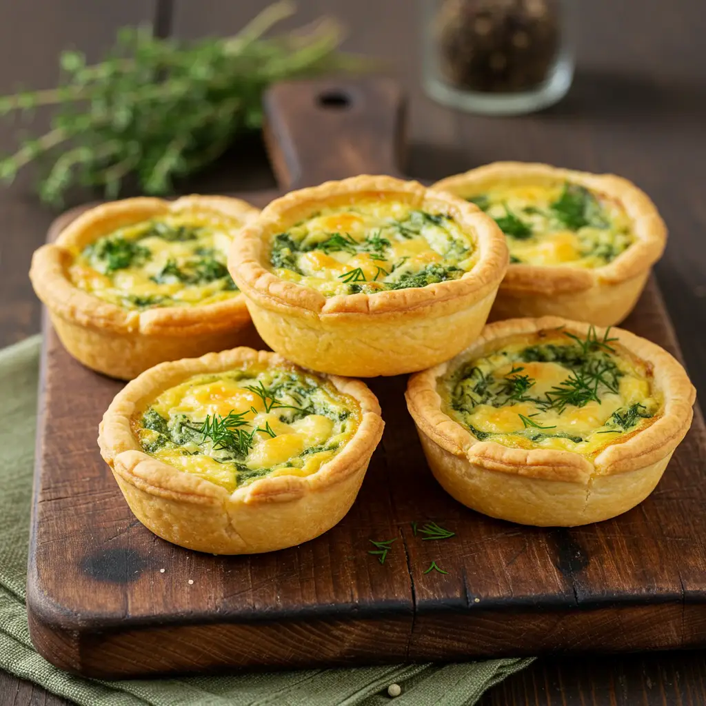 Tartelete de Presunto e Vegetais